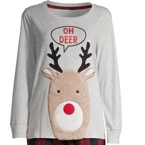 Oh Deer Family Pajama Top